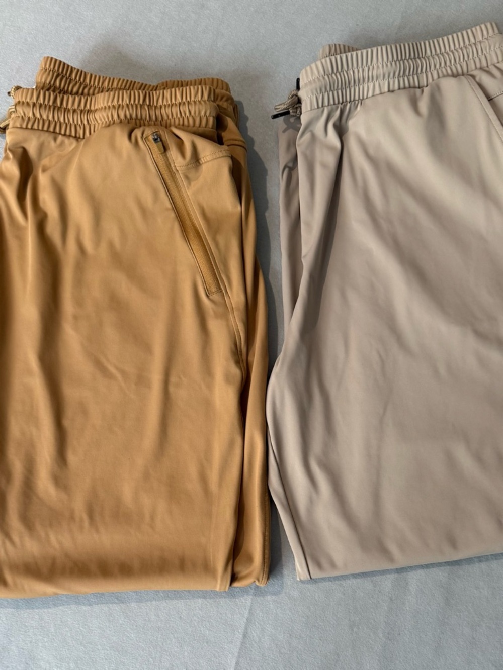 Bundle Of Two Pair of Athletic Pants G Gradual Zip Pockets Drawsting Men XXL